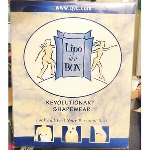 Lipo in a Box Body Long Leg Brief Firming Shaping Nude Womens Size 1X QVC A17951